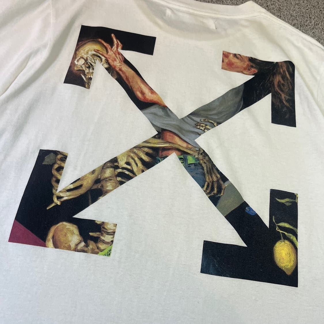 오프 화이트 파스칼 애로우 반팔 티셔츠 상품이미지3