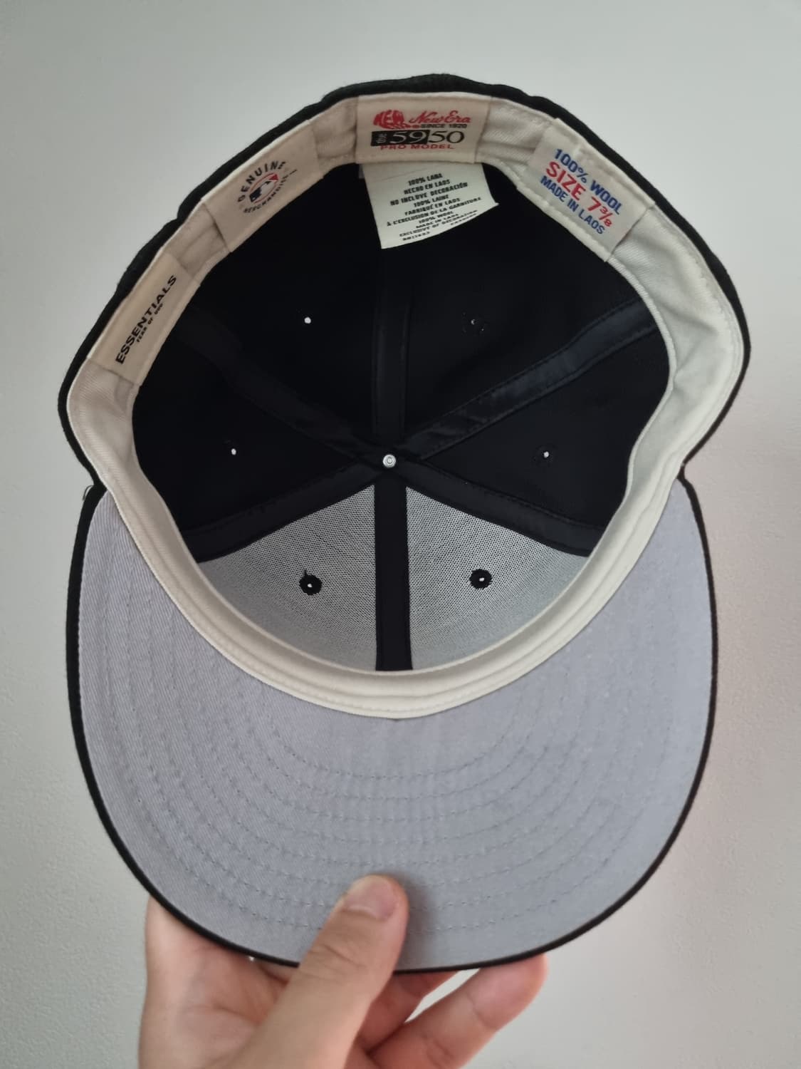 뉴에라 피어오브갓 59fifty 블랙 볼캡 모자 738 상품이미지3