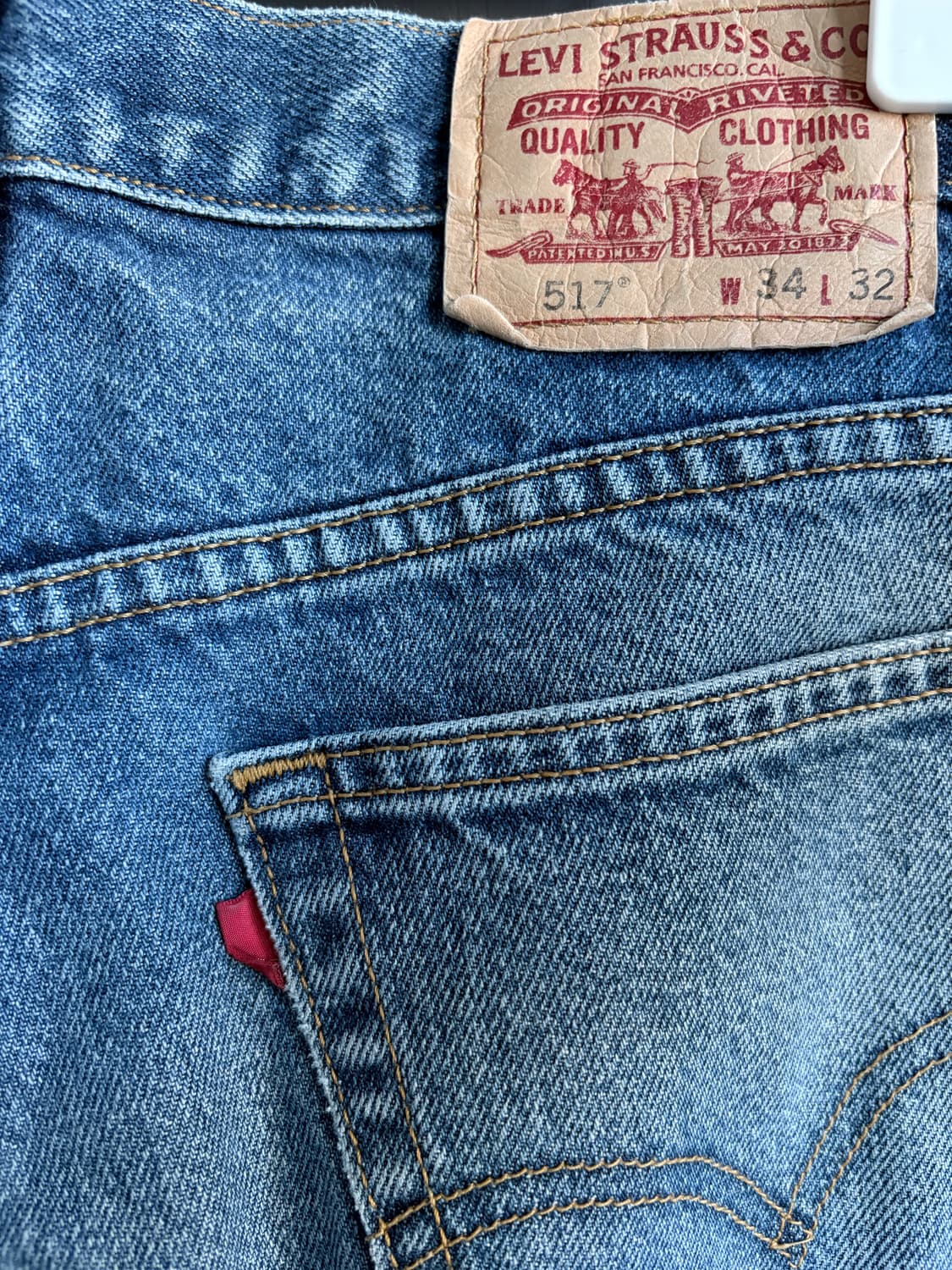 (34x32) 00s 리바이스 517 중청 데님 상품이미지4