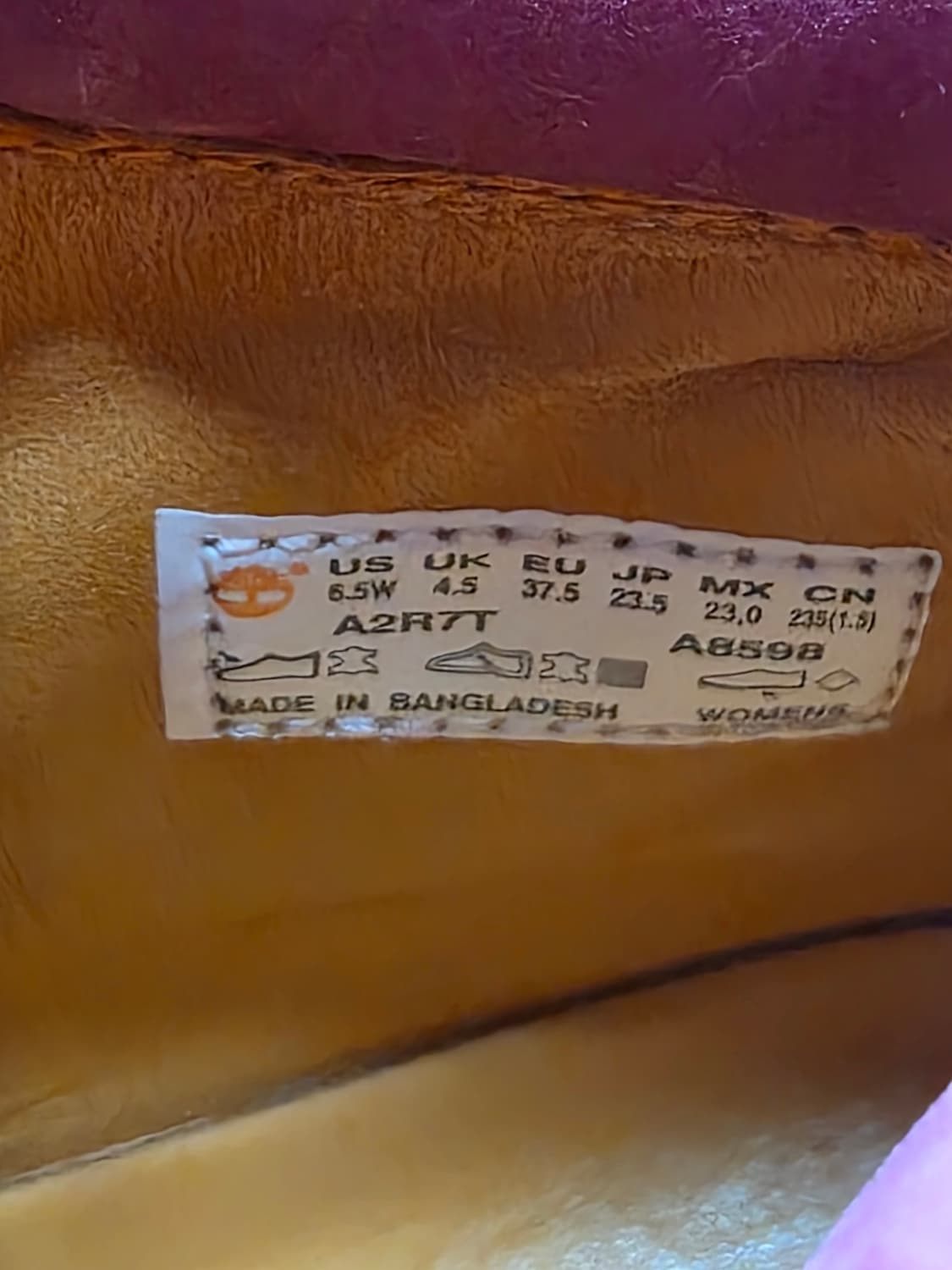 팀버랜드 50주년 한정판 여성 핑크부츠(235) 상품이미지9