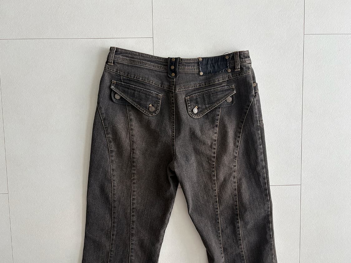 retro button semi bootcut jeans 상품이미지3