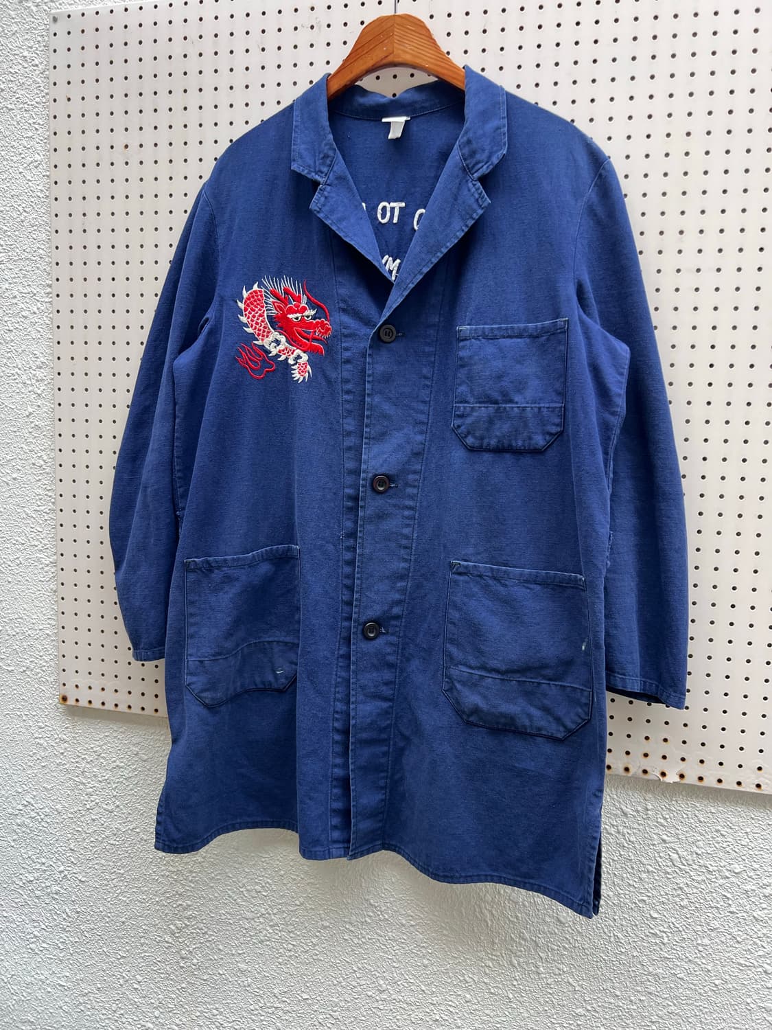 OLD VINTAGE HAND EMBROIDERED 자수프렌치워크샵코트 상품이미지6