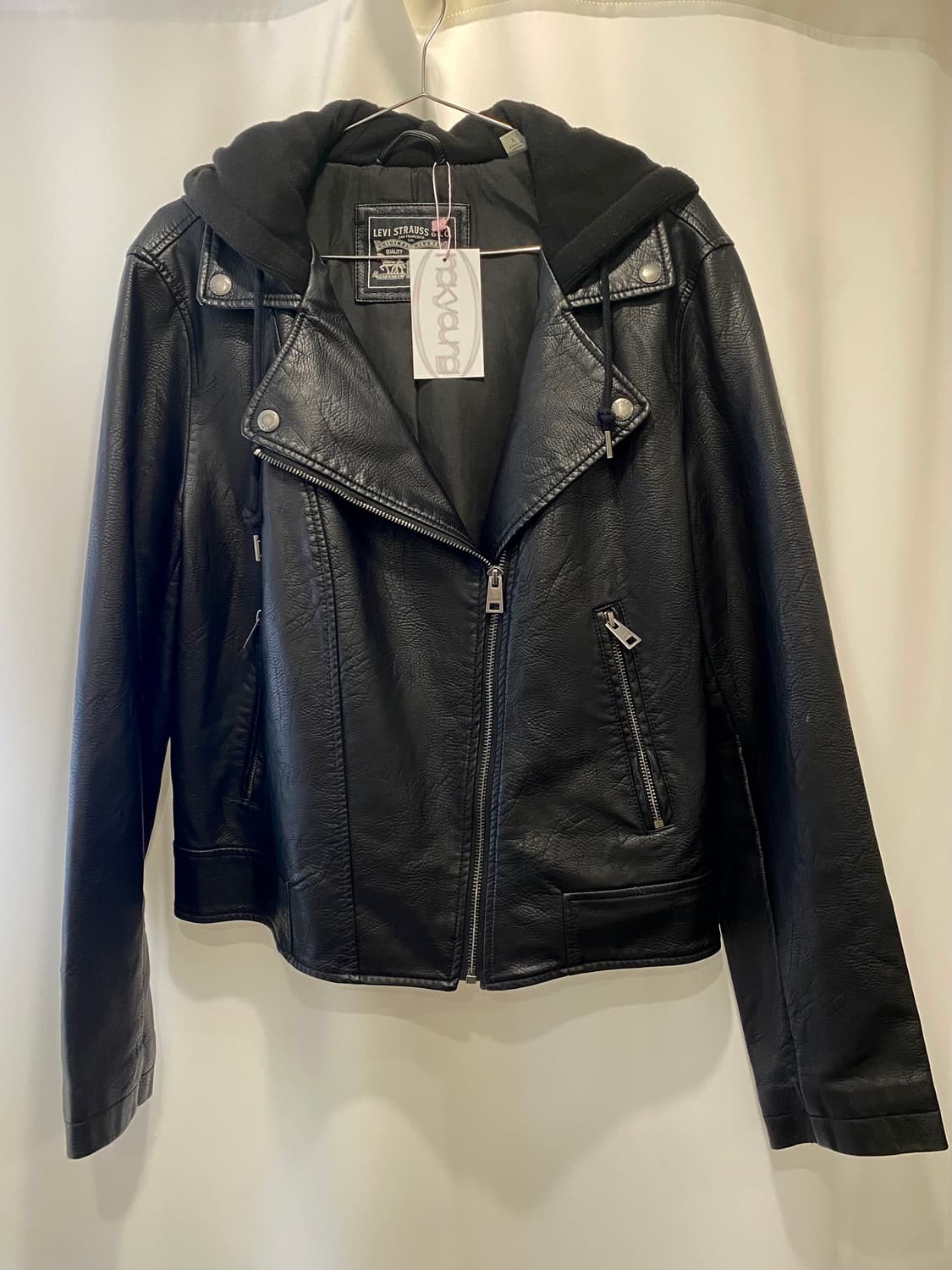 리바이스 가죽 후드 자켓 상품이미지1