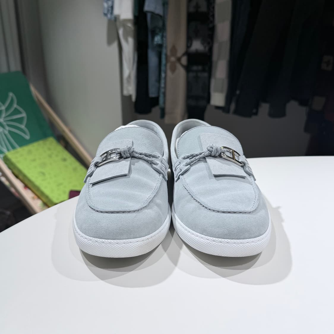 (A/42.5) / 에르메스 이그나시오 레더 스웨이드 카프스킨 로퍼 구두 상품이미지2