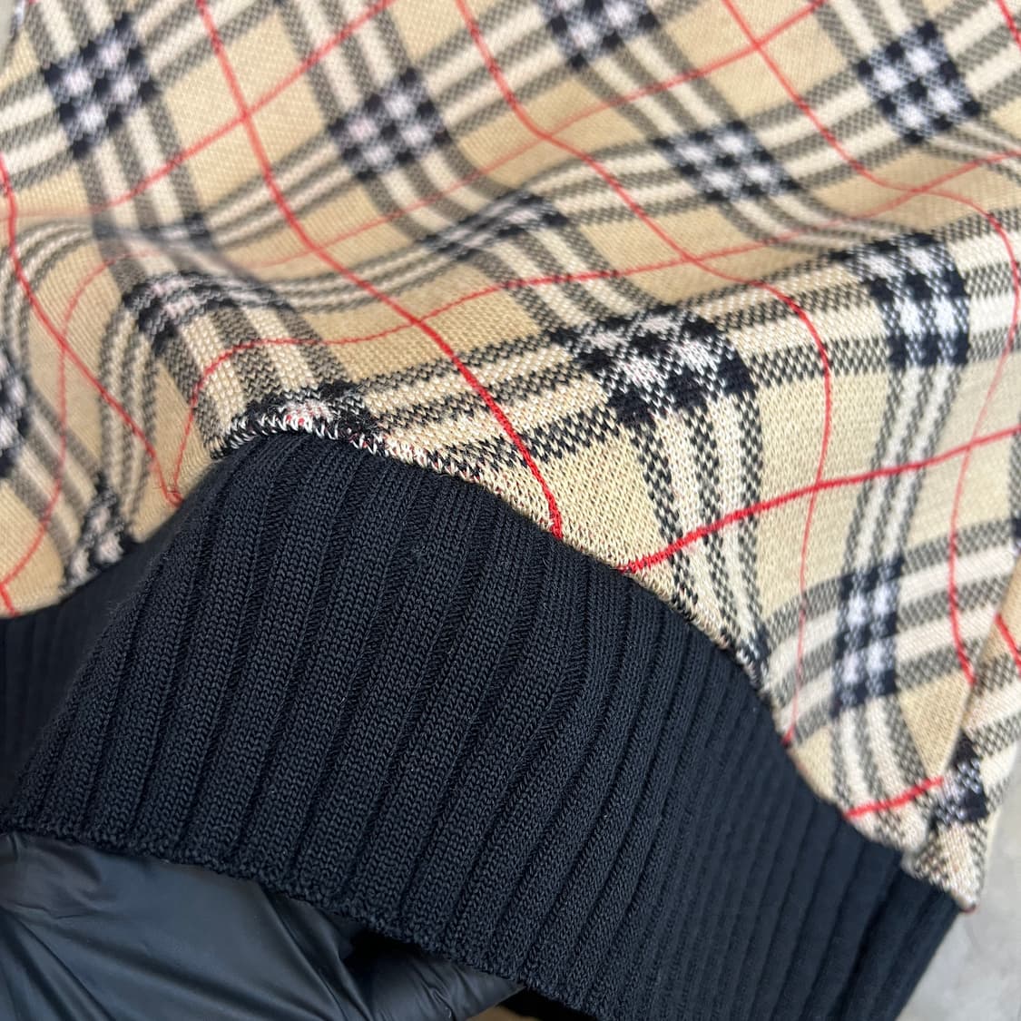 버버리 노바체크 니트 베스트 상품이미지6