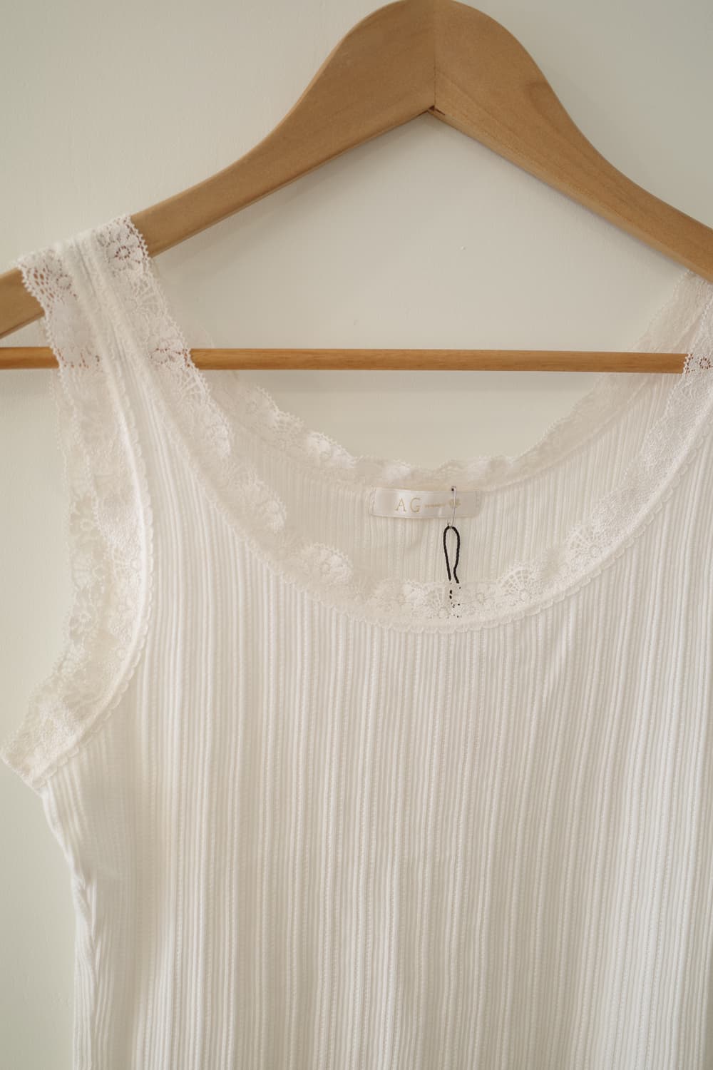white lace sleeveless shirt  상품이미지5