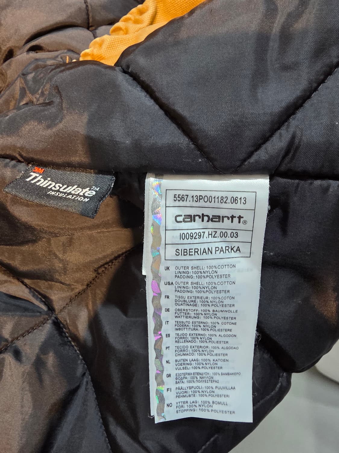 칼하트 시베리안 파카xs 사이즈 판매 합니다 상품이미지6