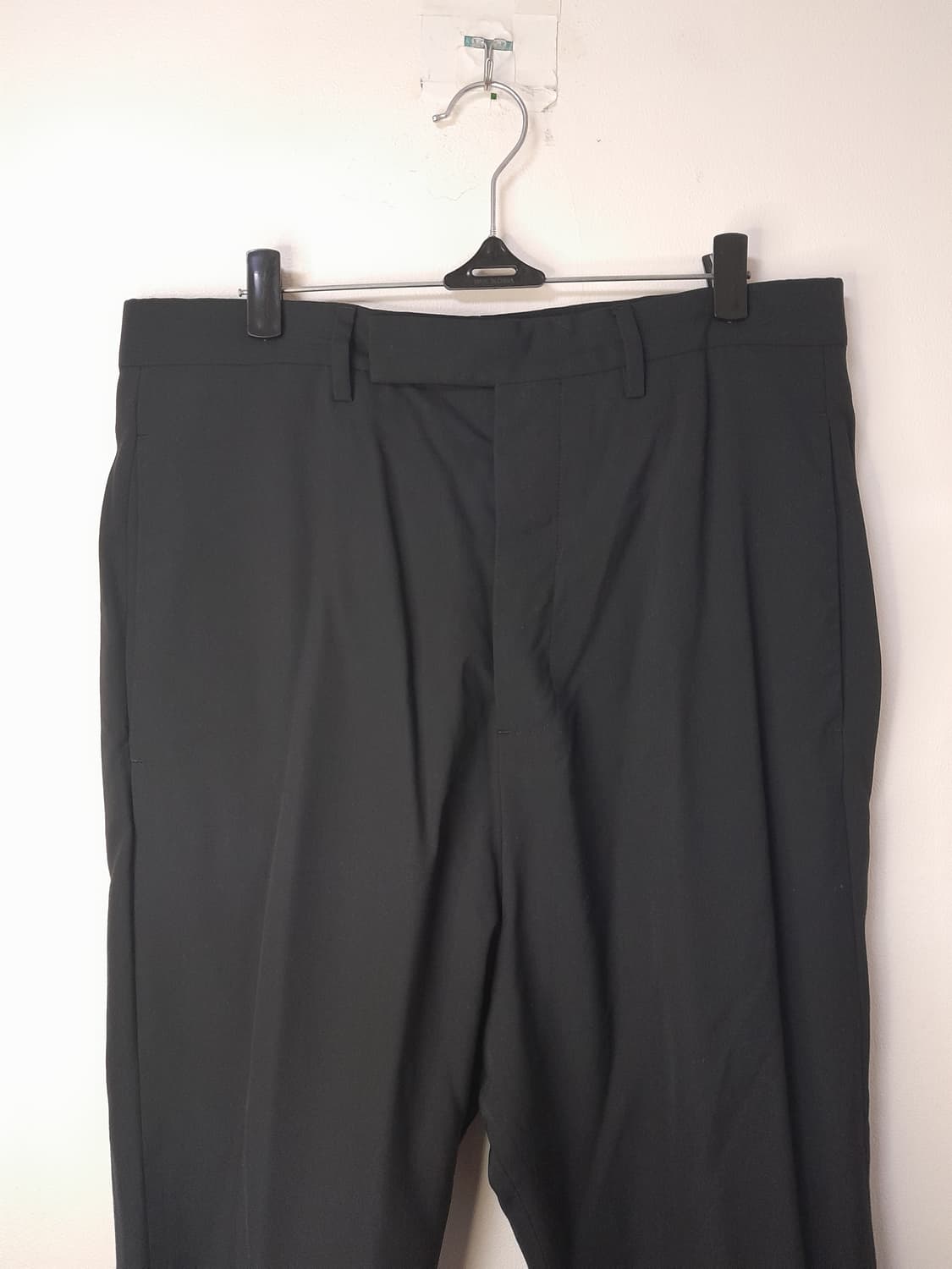 릭오웬스 메인라인 블랙 울 크롭팬츠 46/31" 상품이미지2