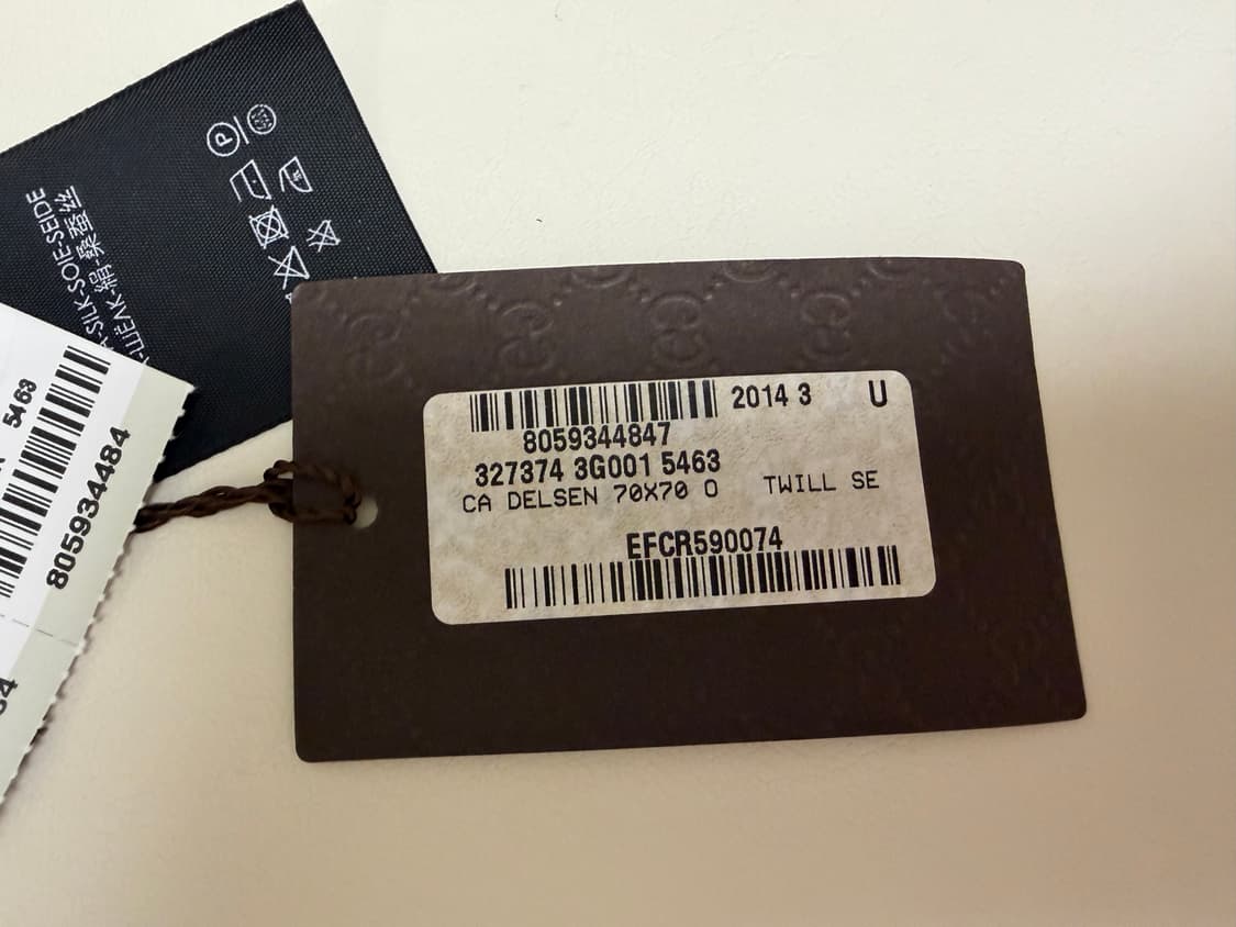 구찌 실크 스카프 핑크 새상품 상품이미지3