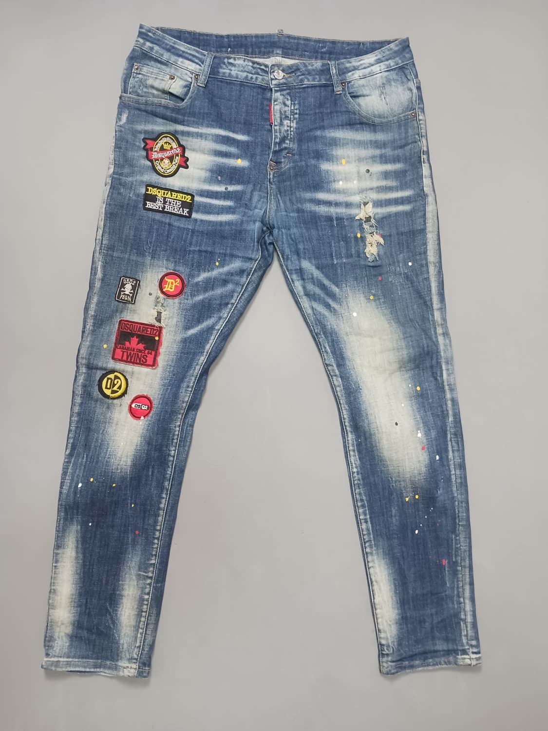 [38] 디스퀘어드2 자수패치 쿨가이진 청바지 상품이미지1
