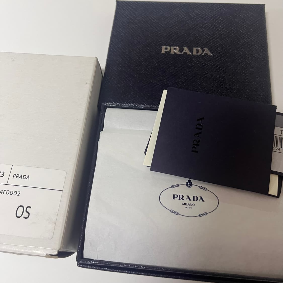 프라다 블랙 카드지갑 새제품 상품이미지3