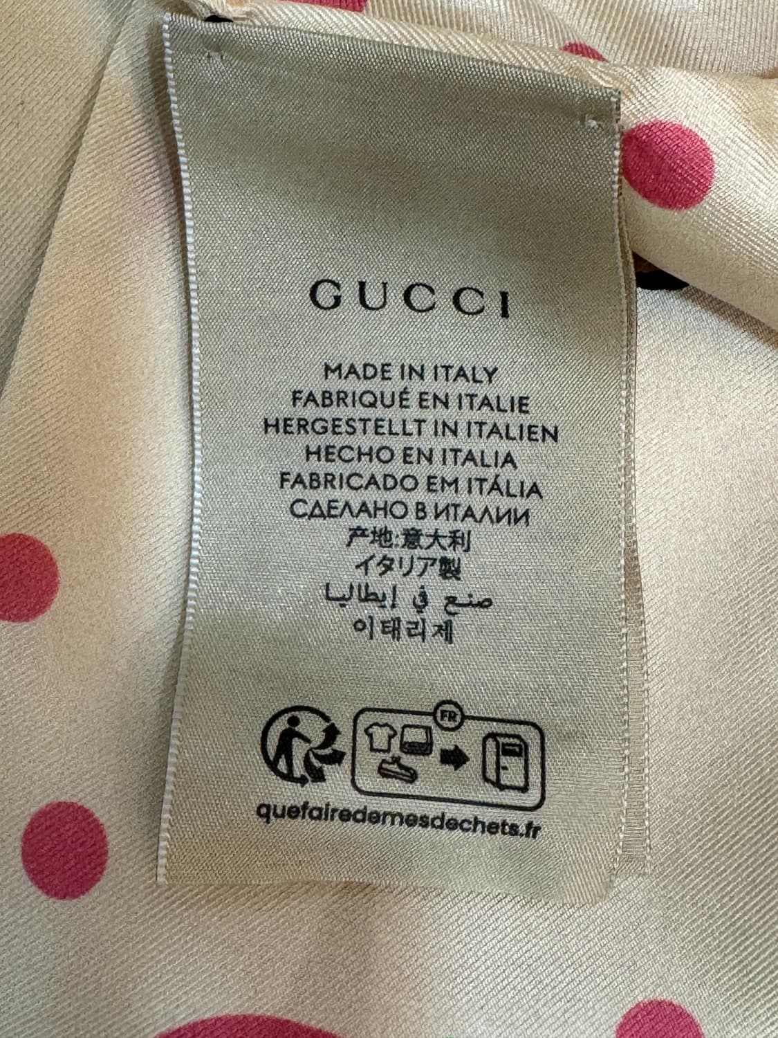 새상품 구찌 아이스크림 스카프  상품이미지2