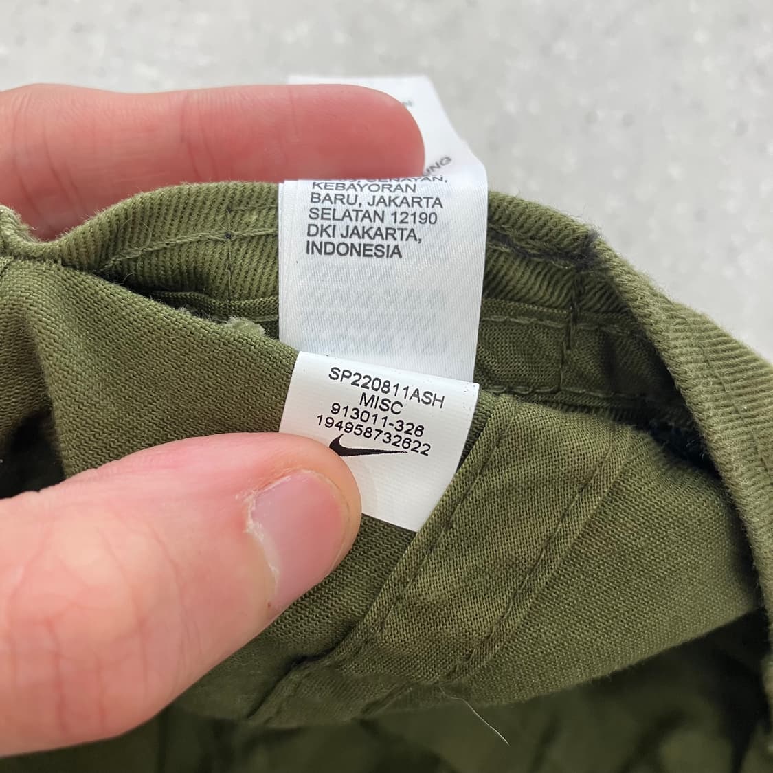 145 나이키 볼캡 모자 그린 카키 상품이미지3