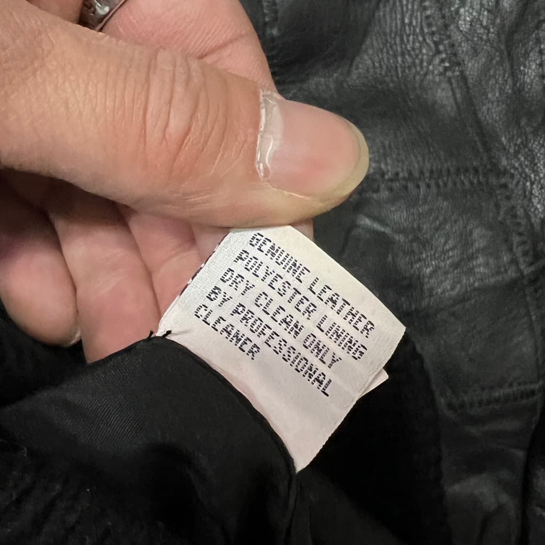  USA 빈티지 레더 스티치 블루종 y14898 상품이미지8