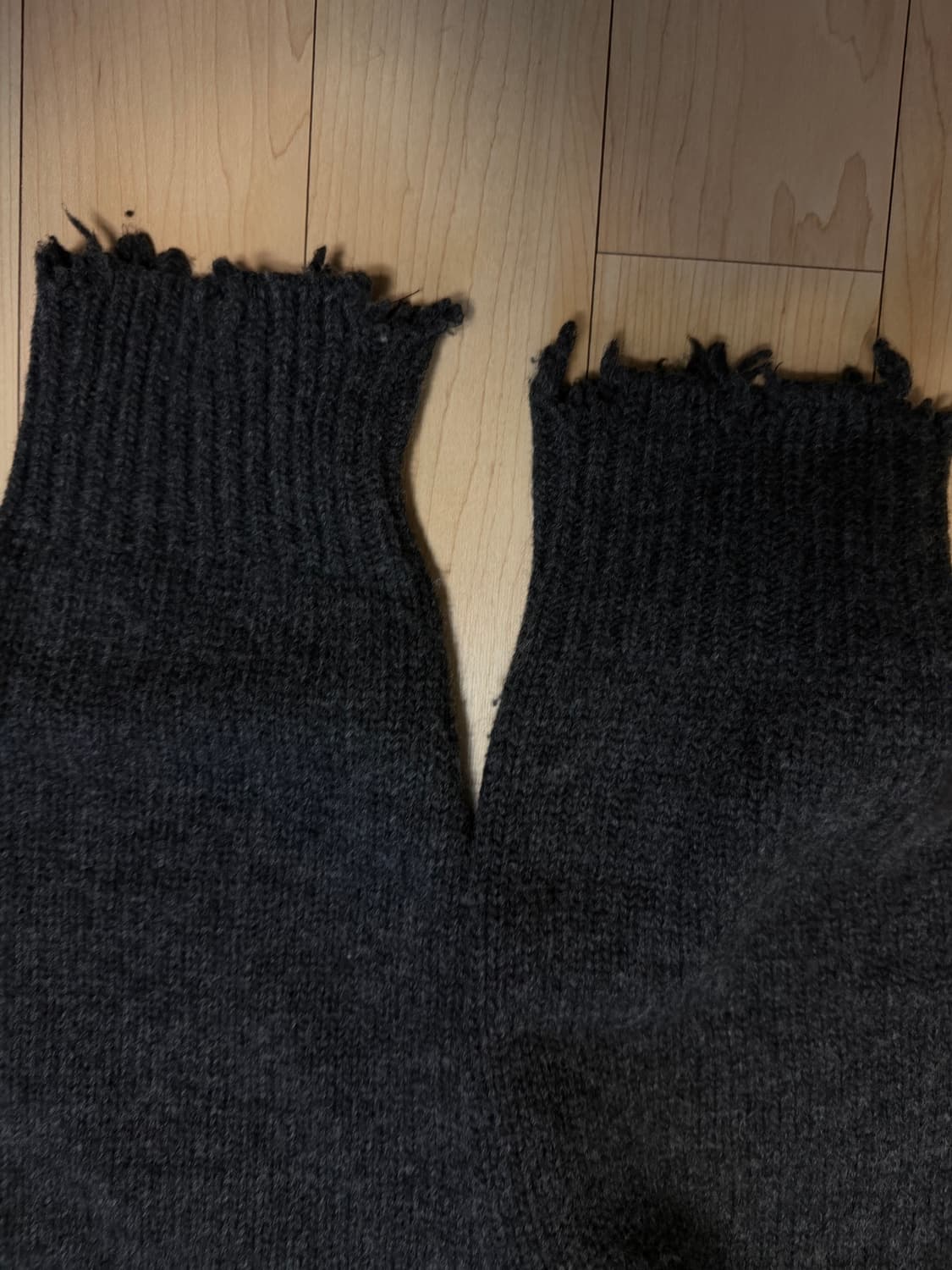 더오픈프로덕트 니트 볼레로 차콜 상품이미지2