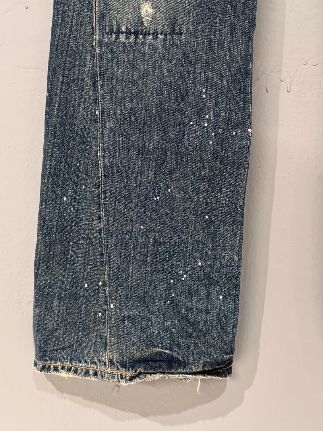 온보드 데미지 부츠컷 데님팬츠  상품이미지5