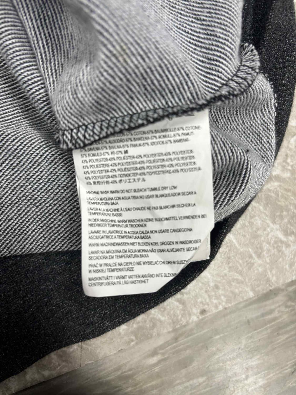 반스 그레이 스웻 후드집업 희귀져지(M) 상품이미지5