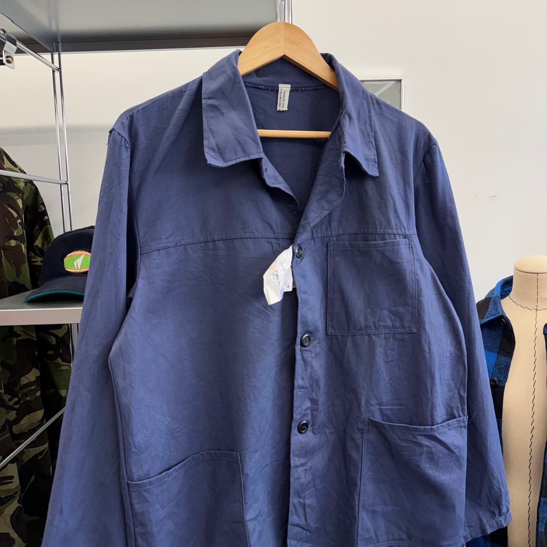 70s 빈티지 프렌치 워크 자켓 (L) 상품이미지2