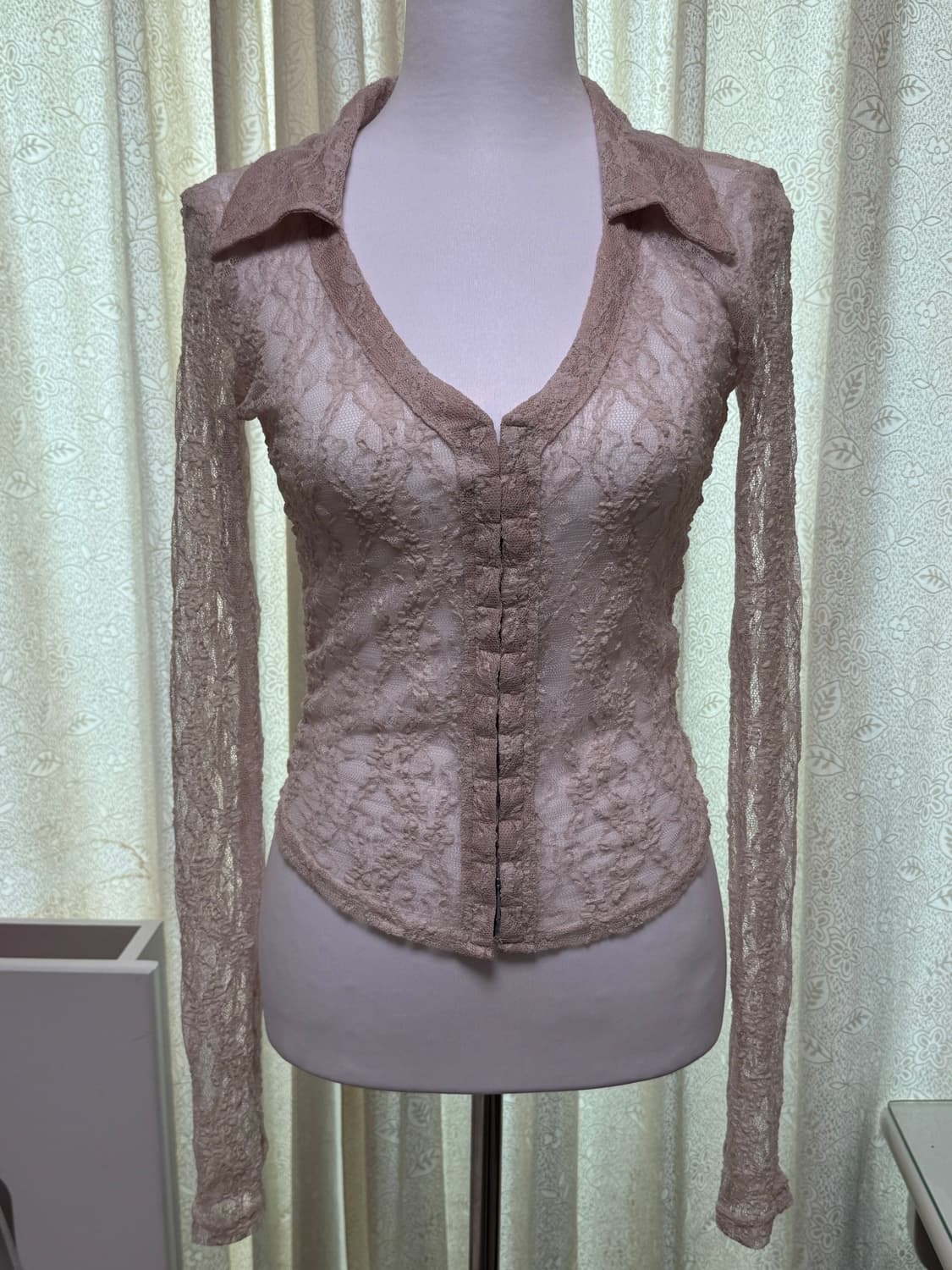 Pleasenofollow rowan lace shirt 상품이미지6