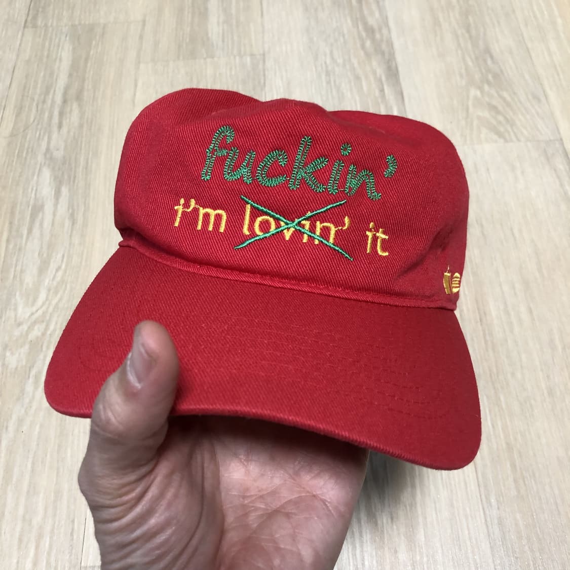 (ONE SIZE) 웩 WACK WcDonald 맥도날드 패러디 볼캡 상품이미지3