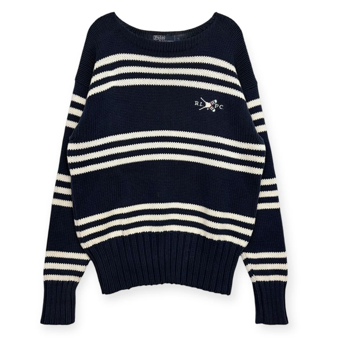 폴로 랄프로렌 rlpc 보트넥 니트 티셔츠 상품이미지1