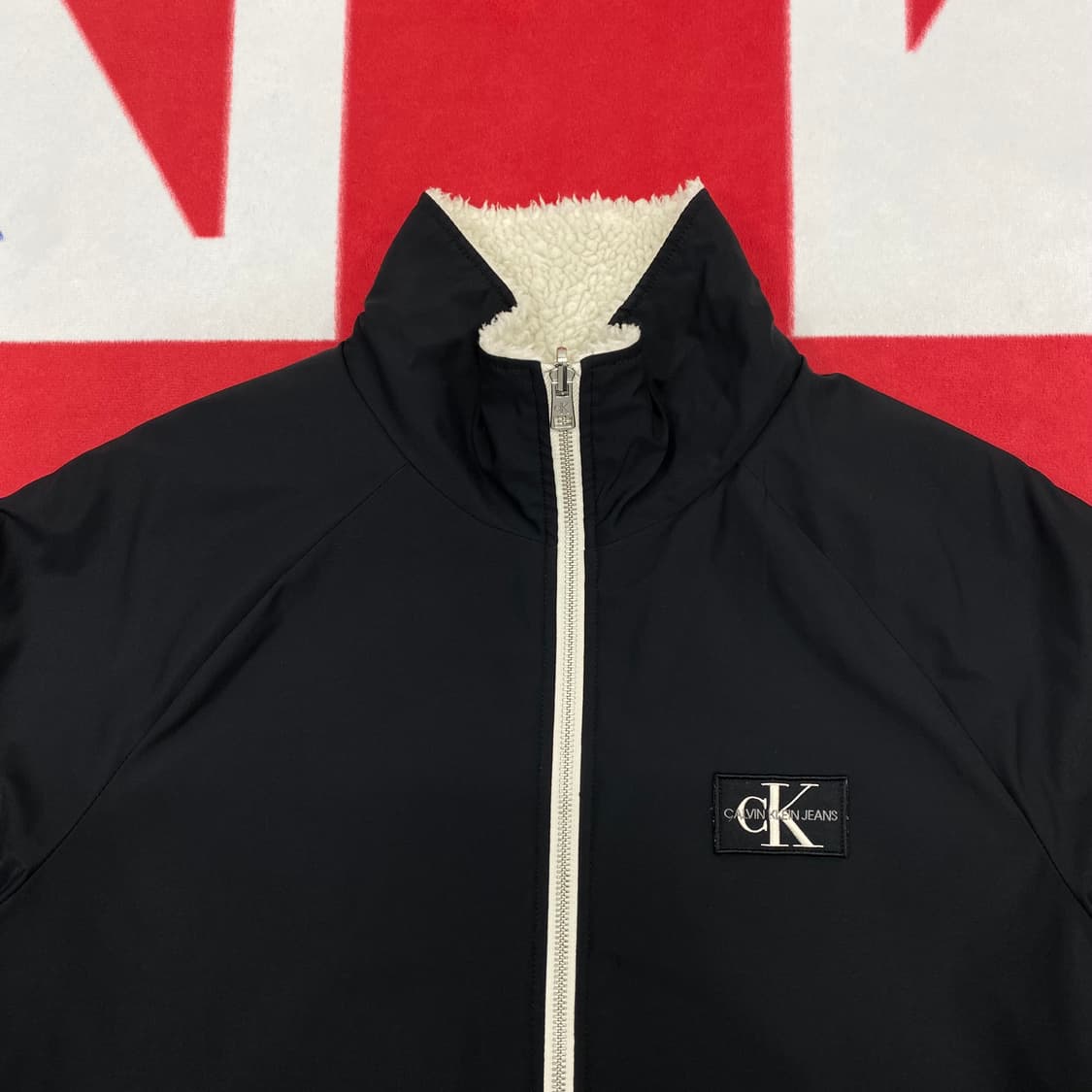 캘빈클라인 리버시블 플리스자켓 L 실측 XL  상품이미지7