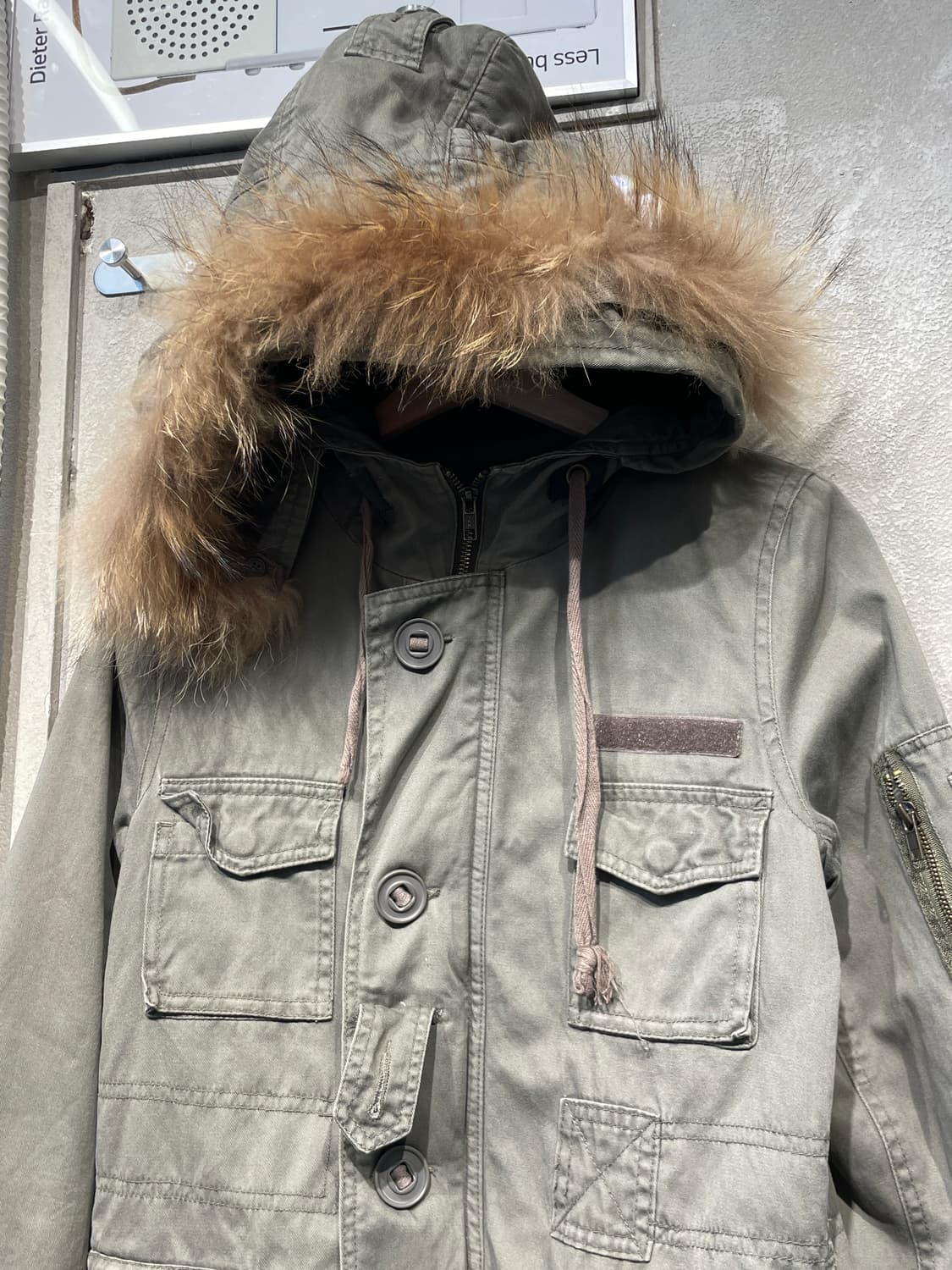 벡넘버 밀리터리 야상 상품이미지3