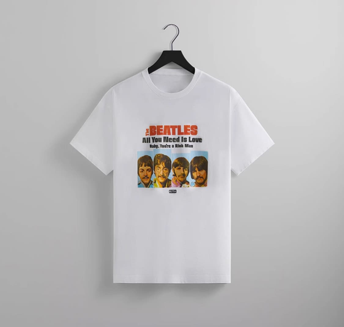 키스 비틀즈 시리즈 반팔 상품이미지1