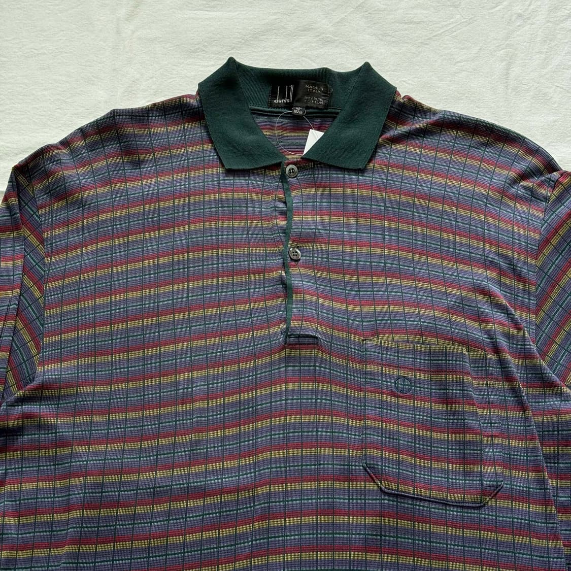 90s dunhill 퓨어 코튼 긴팔 티셔츠 상품이미지2