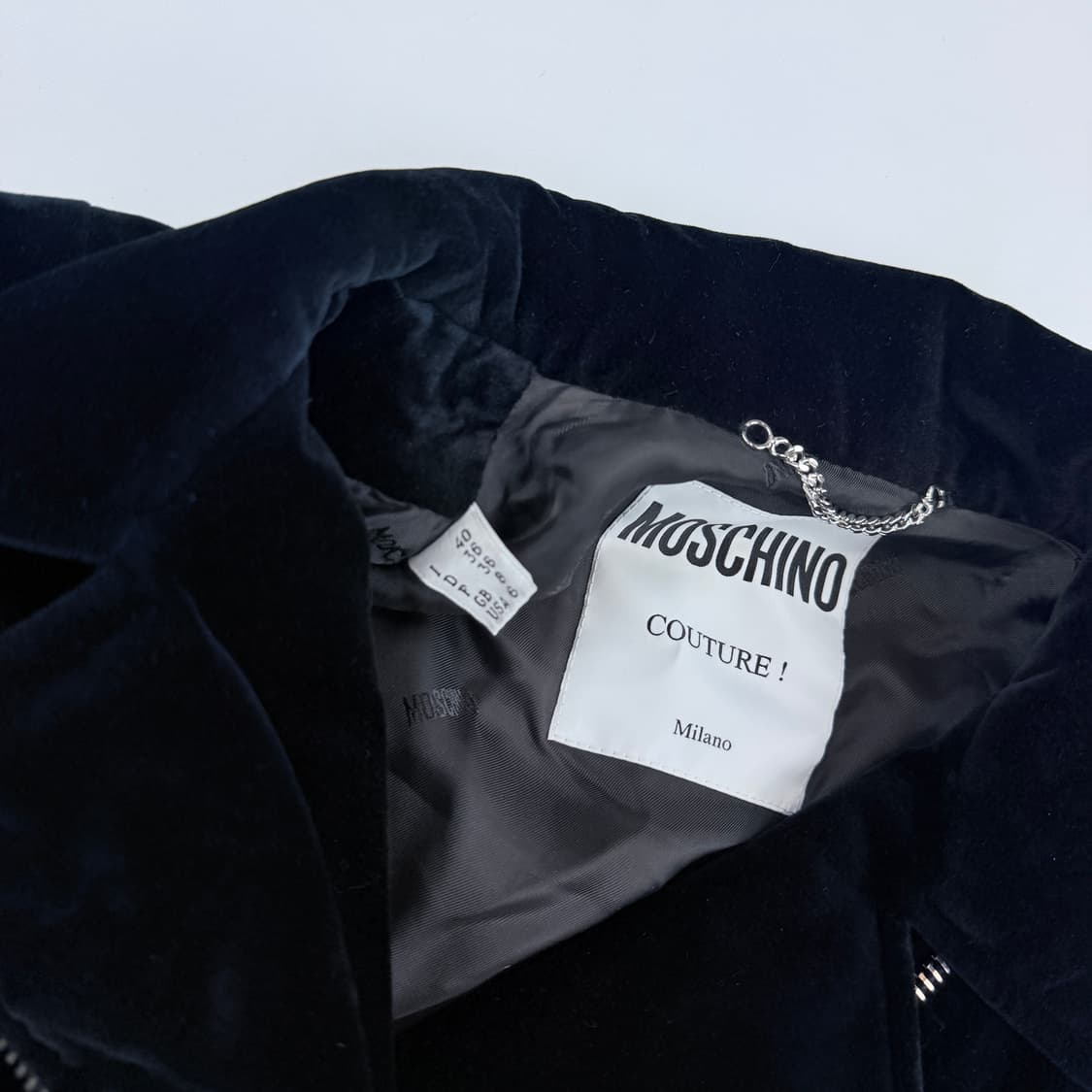 모스키노 벨벳 라이더자켓 상품이미지4