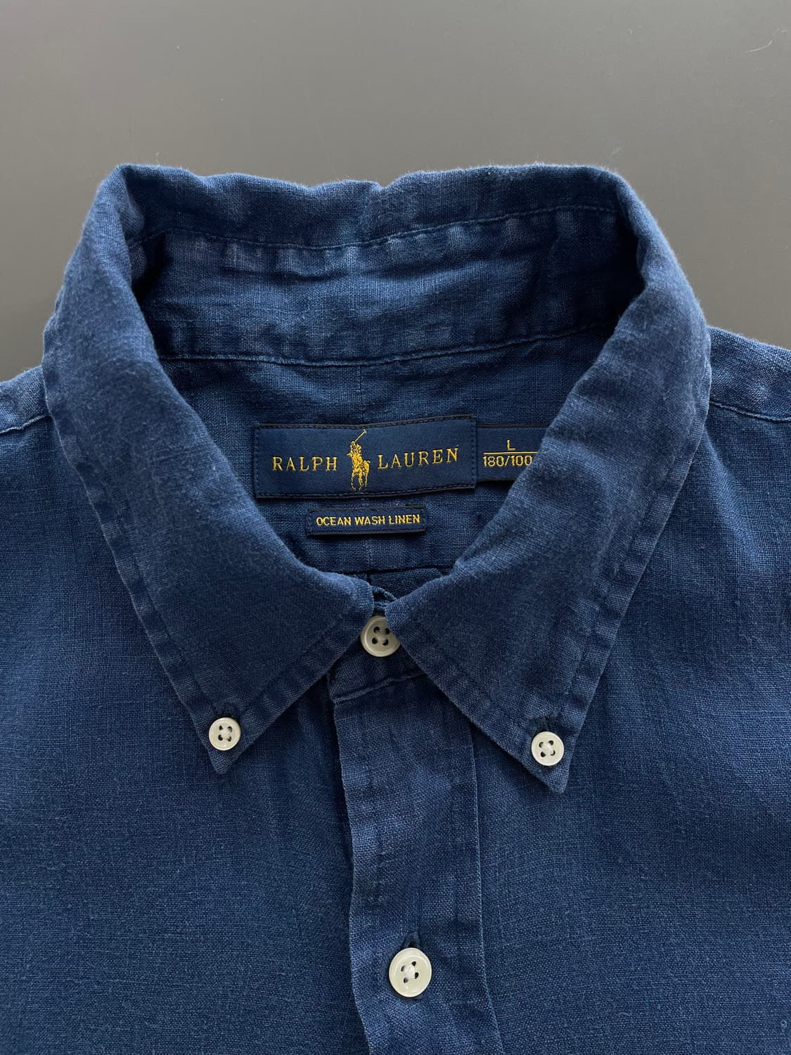 [L] 폴로 랄프로렌 오션 워시 린넨 셔츠 상품이미지7