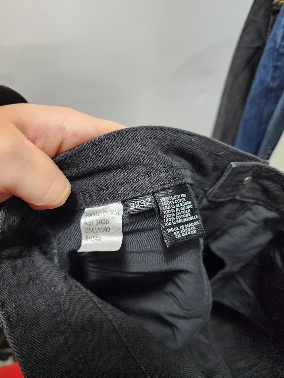 할리데이비슨 카펜터 와이드 데님 흑청바지 상품이미지8