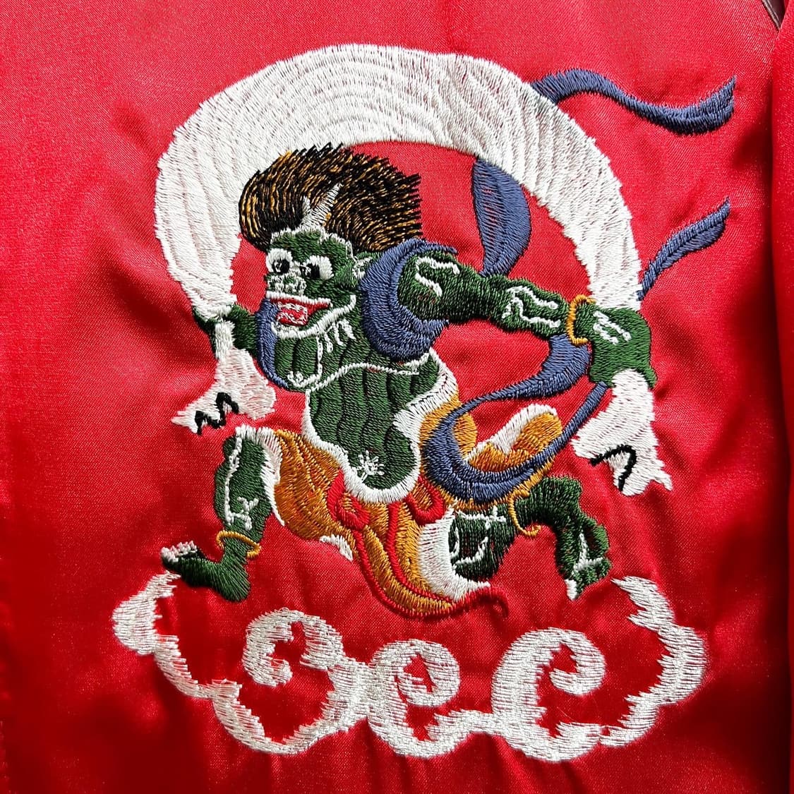 호시히메 풍뇌신 수베니어 새틴 스카쟌 상품이미지6