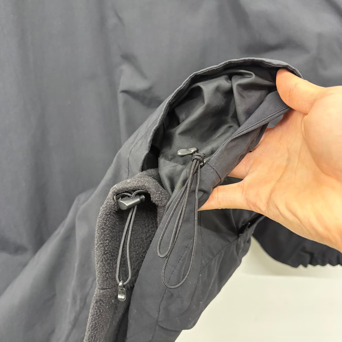 노스페이스 블랙 바람막이 패딩 자켓 XXL 상품이미지7