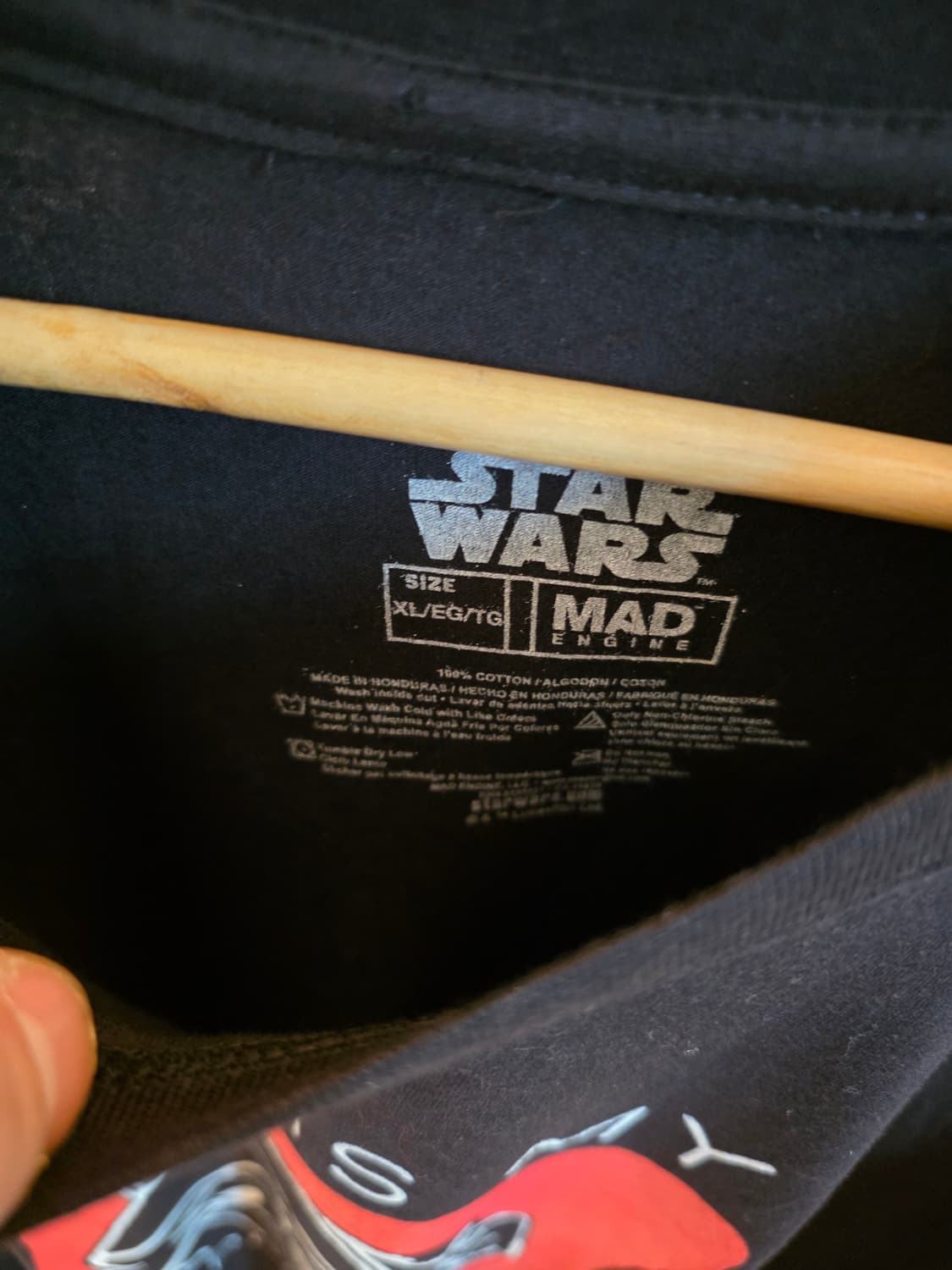 Vtg 스타워즈 MAD ENGINE 다스베이더  XL 반팔티 상품이미지2