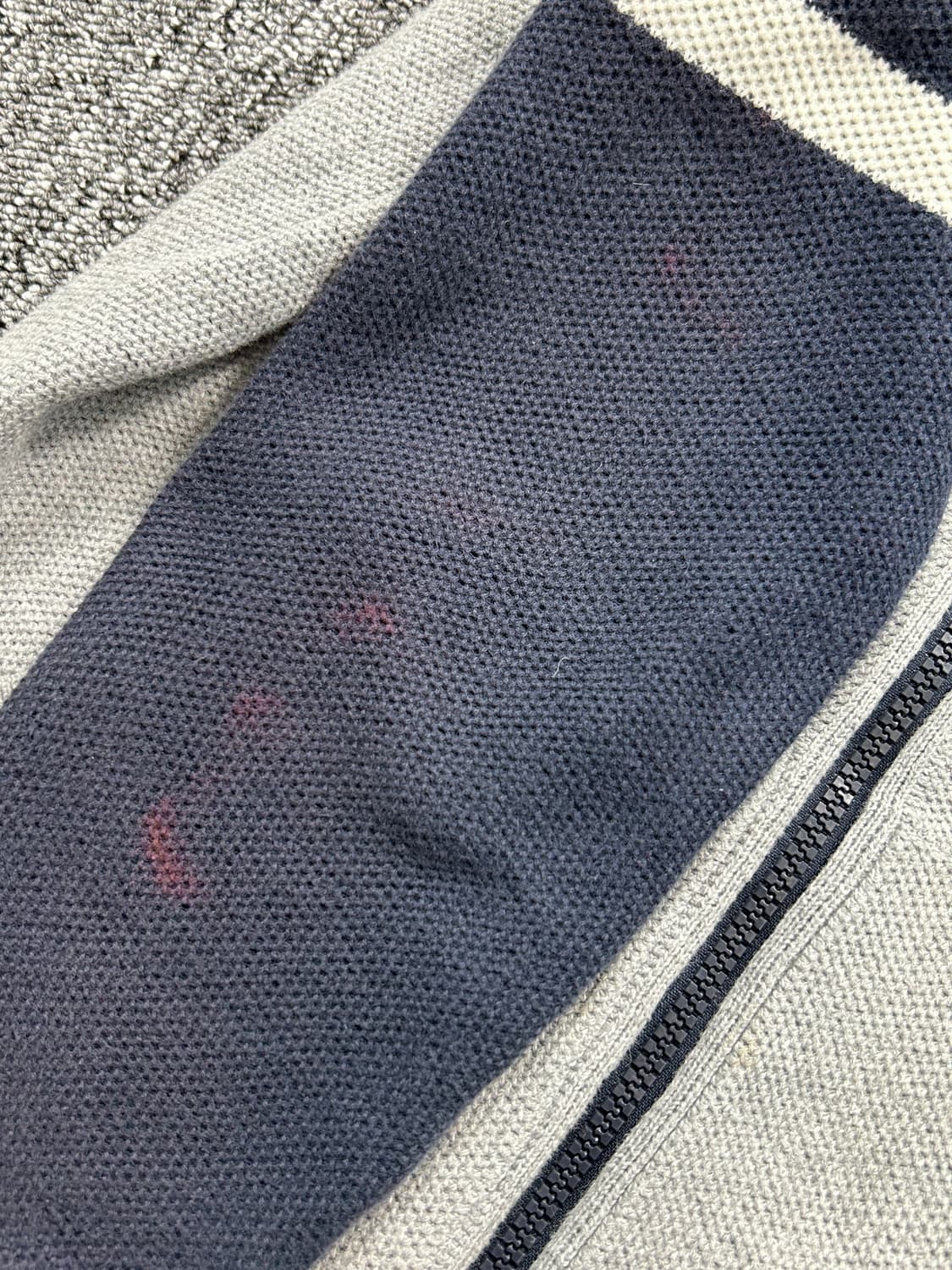 폴로 랄프로렌 빅포니 네이비 그레이 리버시블 니트집업 상품이미지8