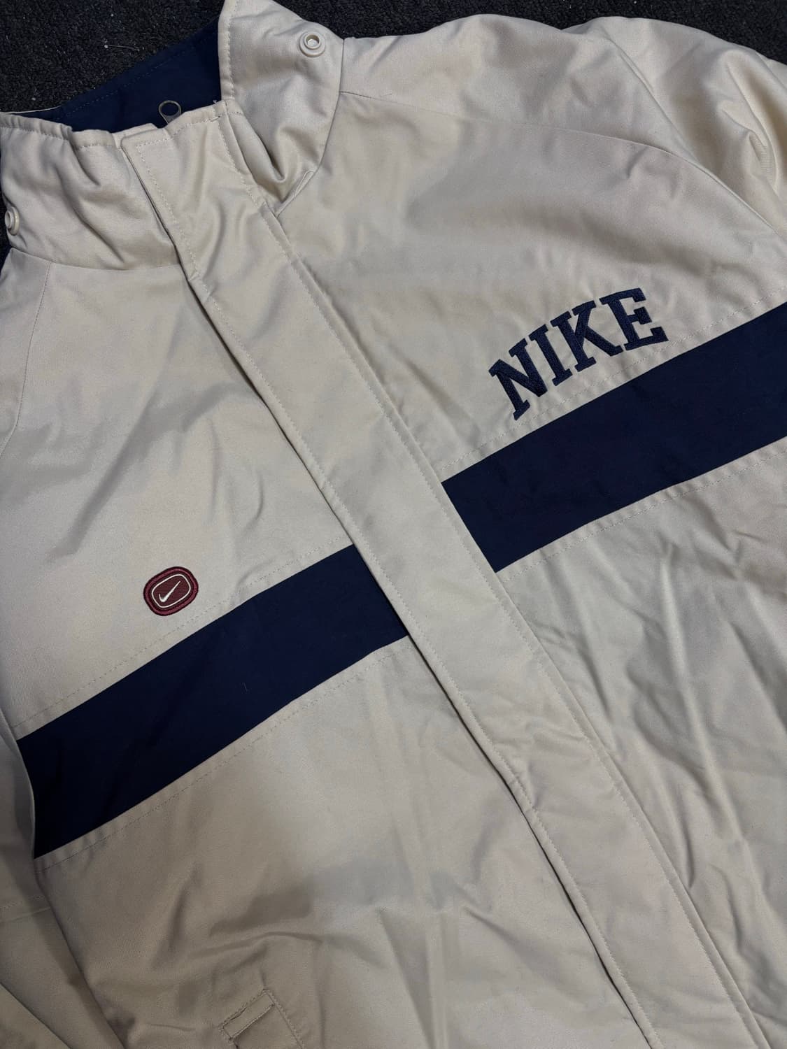 00s 나이키 아이보리 베이지 올드스쿨 점퍼  상품이미지2