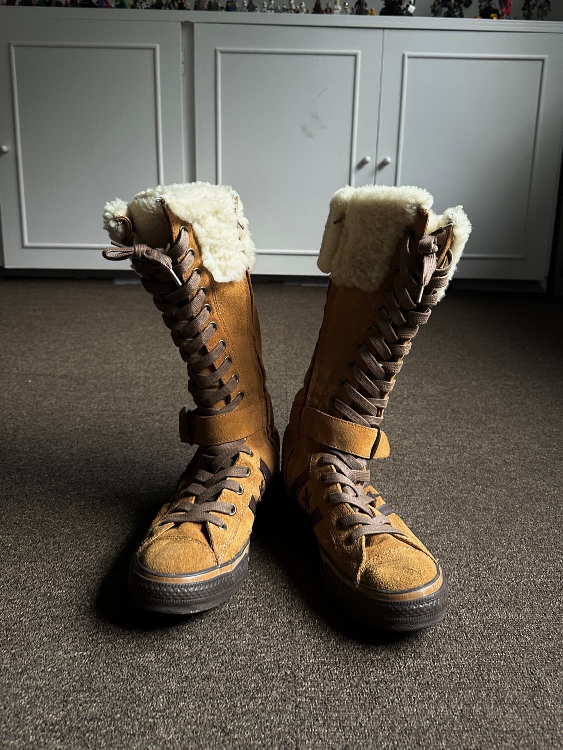 Converse 울트라 하이 스웨이드 스니커즈 상품이미지5