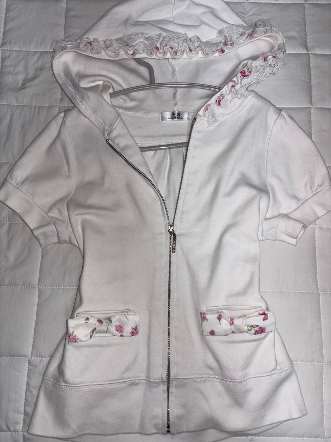 R•f inter remix 잔꽃 플로럴 플라워 후드집업 페어리 상품이미지2