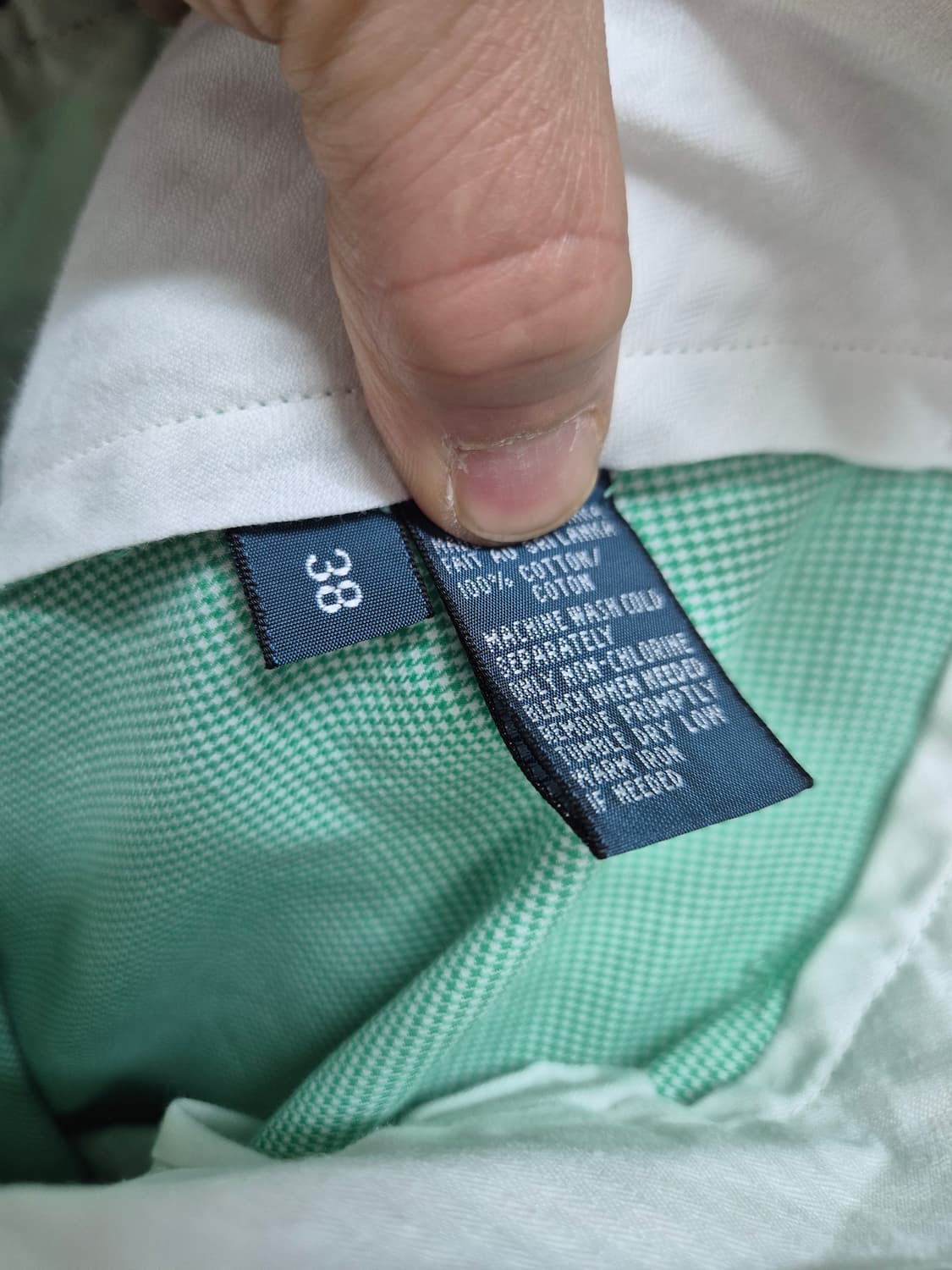 폴로 체크반바지 상품이미지4