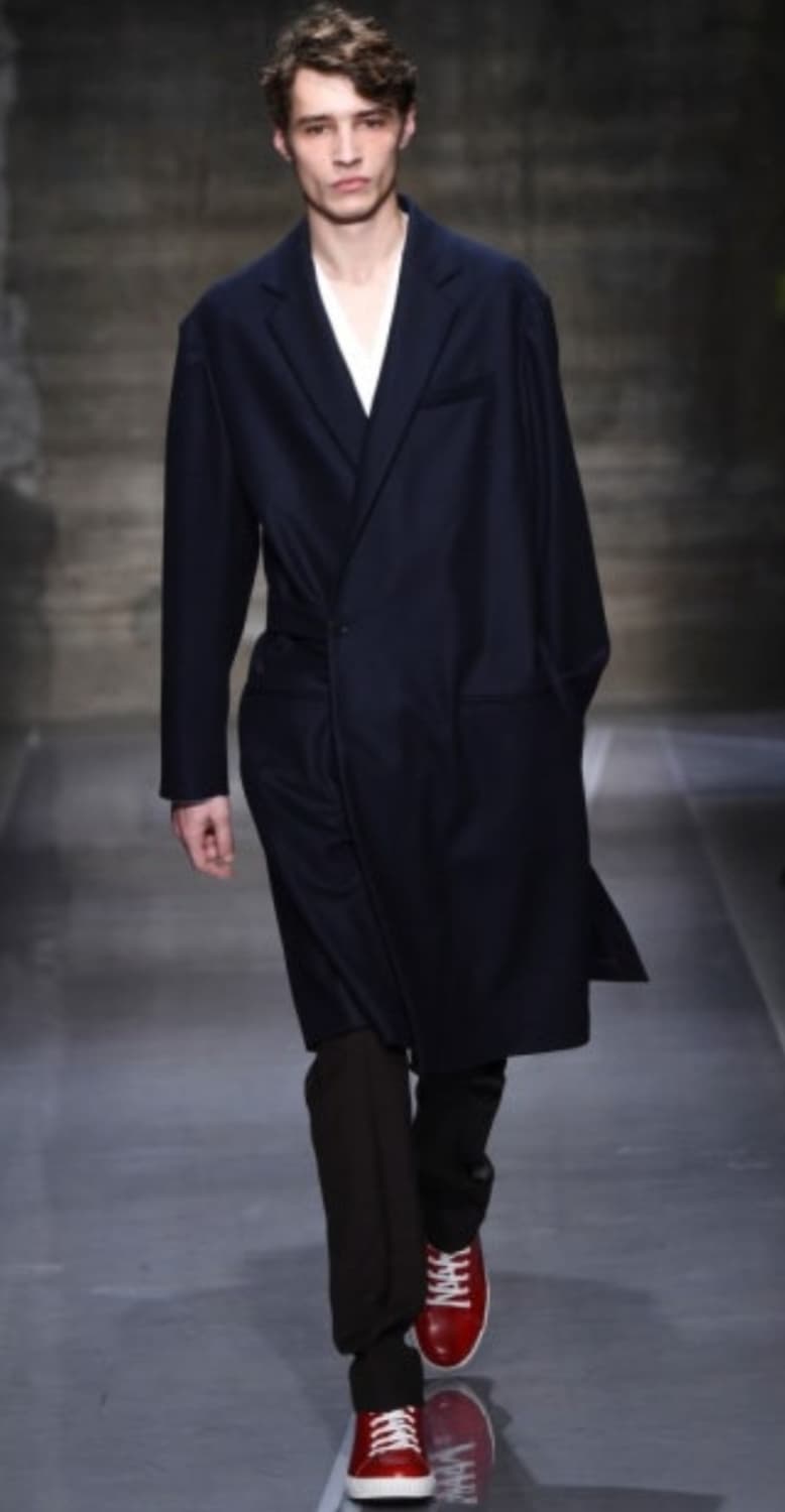 [구매 48,50] 마르니 16fw 벨티드 코트 네이비 삽니다 공유 상품이미지1