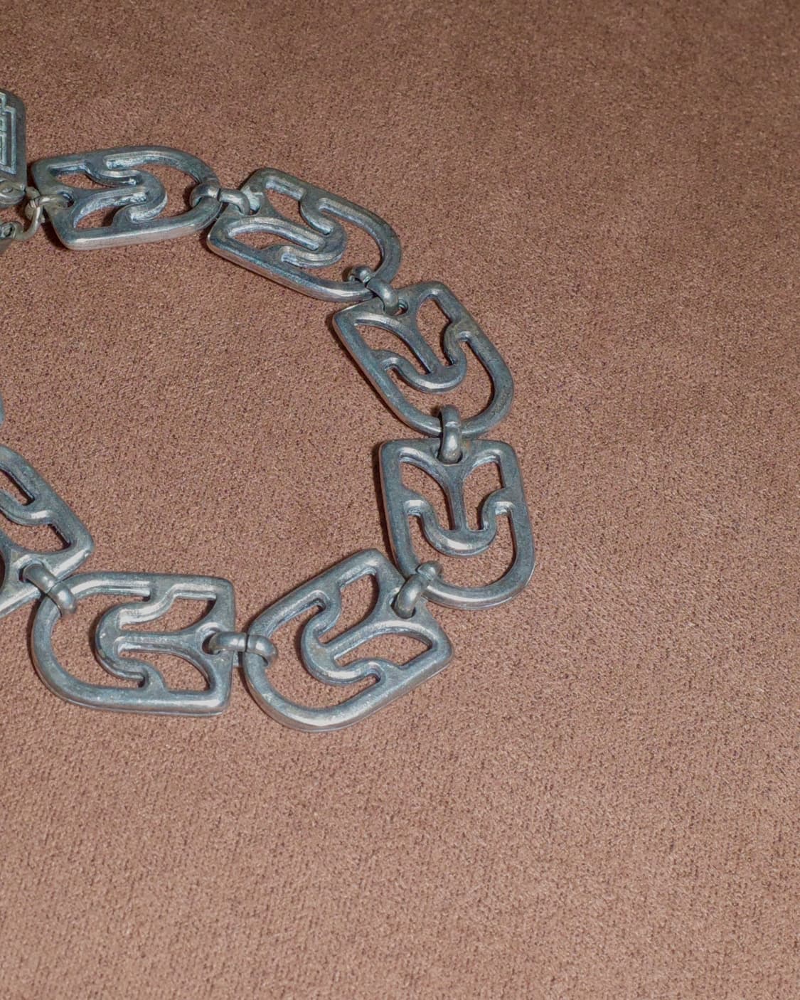 디젤 빈티지 체인 플레이트 팔찌 상품이미지2