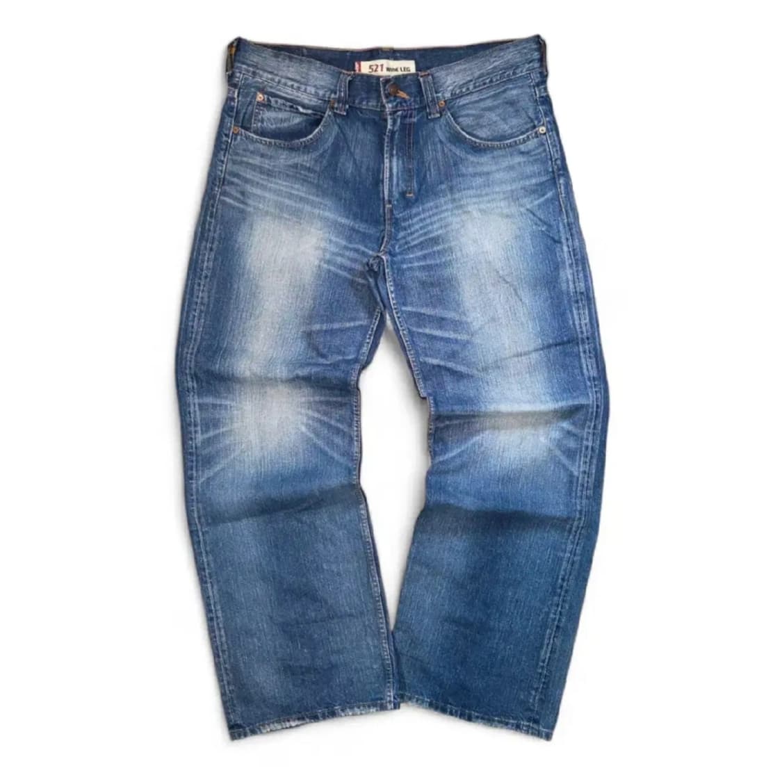 리바이스 521 빈티지 워싱 와이드 데님팬츠 상품이미지1