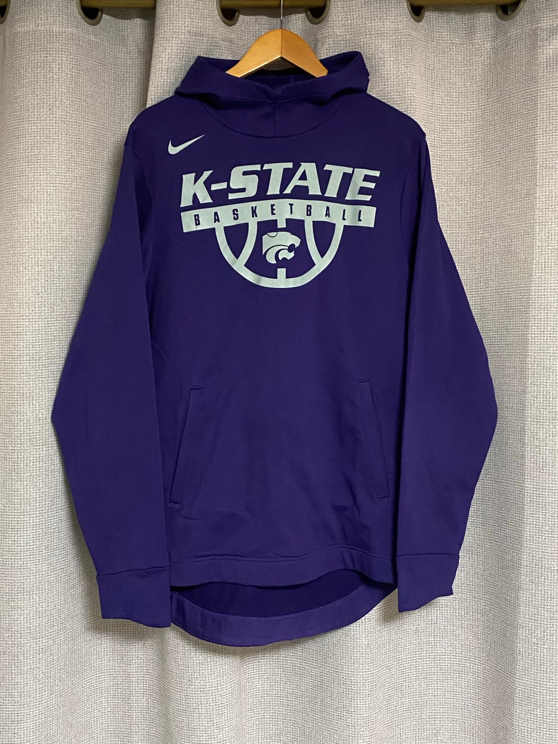 나이키 ncaa 캔자스 대학교 져지 후디 L 상품이미지1