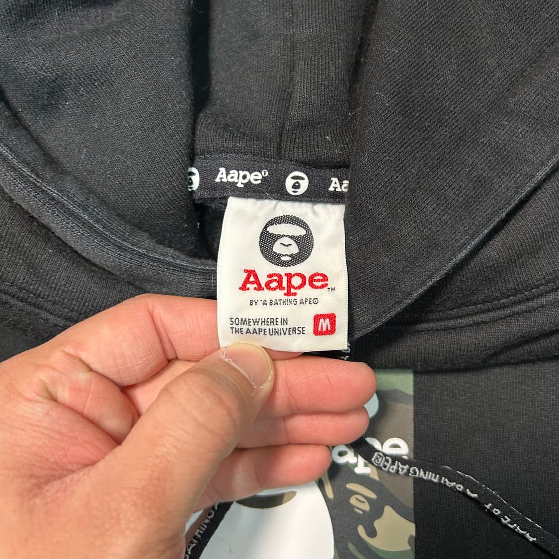 [L] 베이프 애이프 프린팅 후드티 상품이미지7