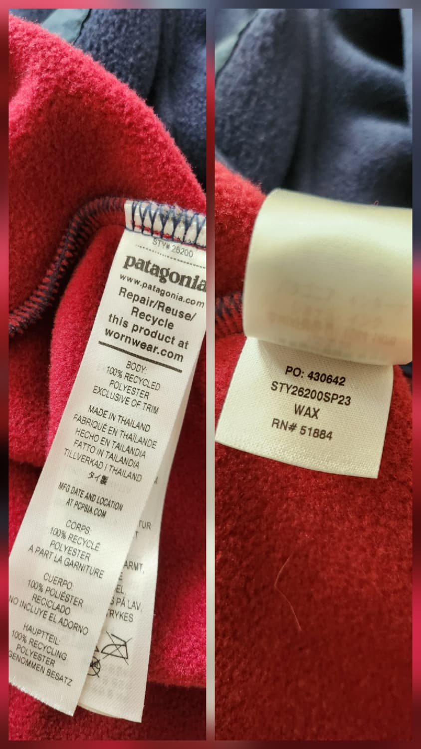 파타고니아 하프집업 플리스 (S 상품이미지8