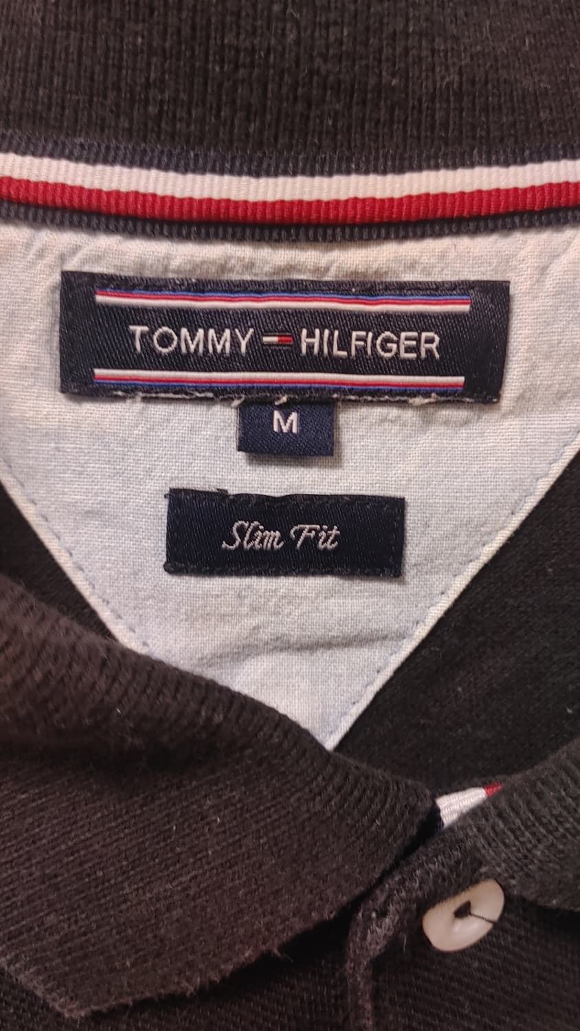타미힐피거 블랙 반팔 폴로티셔츠 M 상품이미지3