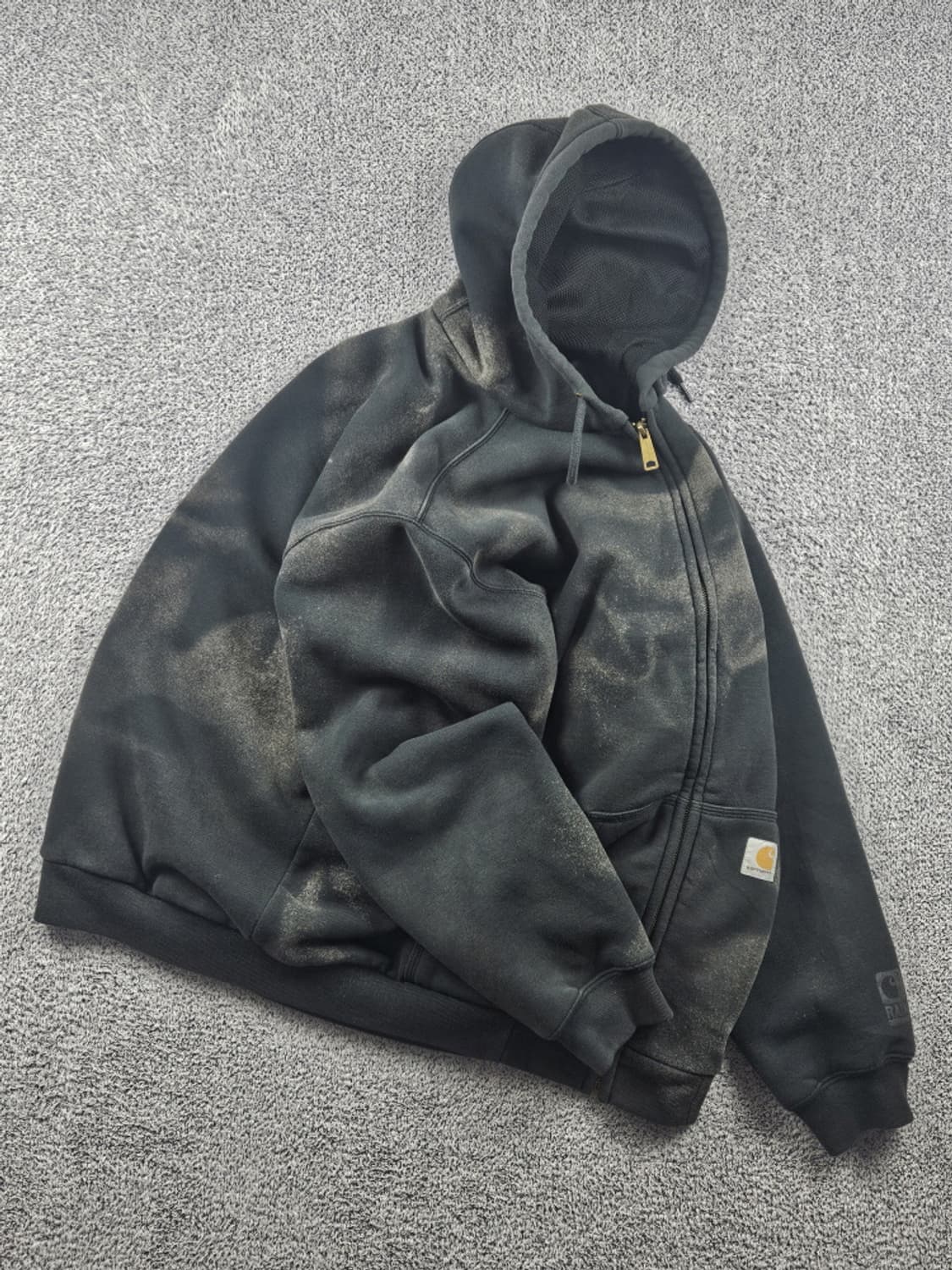 칼하트 다잉 워시드 커스텀 써멀 후드집업 ( XL ) / 10583 상품이미지4