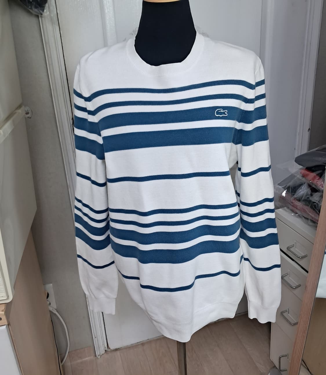 라코스테 스트라이프 긴팔 니트 95~100 상품이미지1