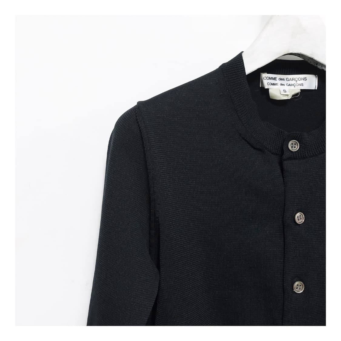 COMMEDESGARCONS 꼼데가르송 하프 슬리브 반팔 니트 가디건 상품이미지2